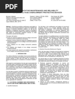 Preventive Maintenance and Reliability of LV Overcurrent Protective Devices