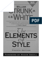 Writing - The Elements of Style 3Rd Edition