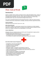 First Aid Proposal Details