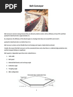 Belt Conveyor Design | PDF | Belt (Mechanical) | Textiles