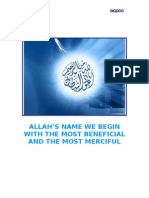 Allah'S Name We Begin With The Most Beneficial and The Most Merciful