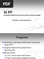 Tes Kepribadian 16 Pf
