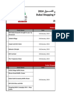 Dubai Shopping Festival Schedule: January 3