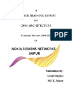 GSM Architecture: A Summer Training Report