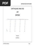 38711761 Structsource Earthquake Analysis With Sap2000 Part 1