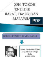 Tokoh-Tokoh Pendidik Barat, Timur Dan Malaysia