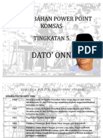 Power Point Dato Onn Jaafar