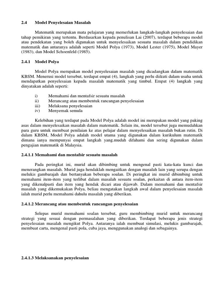 Problem Solving | PDF | Karier & Perkembangan