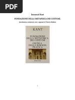 Kant Fondazione Della Metafisica e Dei Costumi Trad Mathieu Ed Rusconi