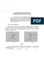 I. Conceptele Fundamentale Ale Mecanicii