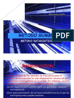 METODO GUMBEL HBN - Calculo Caudal Diseño Est. Hidraulicas PDF