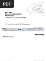 Autosar Automotive Open System Architecture: Challenges and Achievements 2005