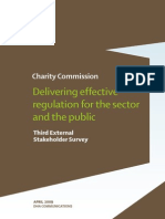 Charity Commission - Delivering Effective Regulation for the Sector and the Public