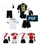 Modelos de Uniformes para Equipo de Futbol