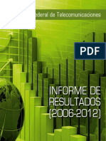 Informe Cofetel 2006 2012