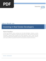 Download IdeaBook on Investing in Real Estate Developers by Rahul Deodhar SN19529036 doc pdf