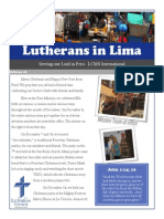 Lutherans in Lima Dec 2013