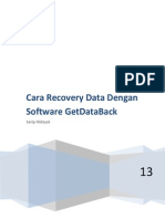 Cara Recovery Data Dengan Software GetDataBack