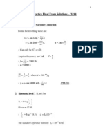 Practice Final Exam Solutions