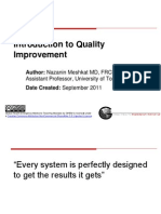 Intro Quality Improvement