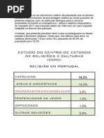RELIGIÕES EM PORTUGAL