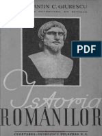 Istoria românilor din cele mai vechi timpuri până la moartea regelui Carol I