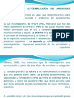 Metacognición y Autorregulación Del Aprendizaje