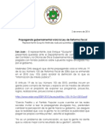 CP - Propaganda Del Gobierno No Cambiará Realidad Que Vive La Gente