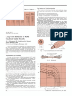 Long - Term Behavior of XLPE Insulated Cable Models