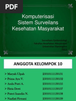 Download Kel 10 Komputerisasi Sistem Surveilans Kesehatan Masyarakat by Ima Ami SN195328608 doc pdf