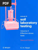 Manual of Soil Laboratory Testing Volumme 3 | PDF | Stress