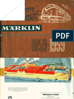 Maerklin Katalog Modelleisenbahn 1959