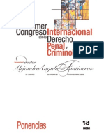 Congreso sobre derecho penal y criminología.