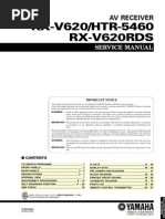 Yamaha - RX v620 - HTR 5460 - RX v620rds 1 PDF