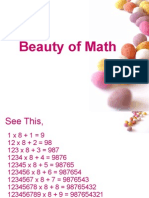 The Beauty of Math