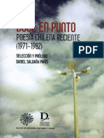 DOCE EN PUNTO Poesía chilena reciente (1971-1982)Selección y prólogo Daniel Saldaña París.Grado Cero Press- UNAM