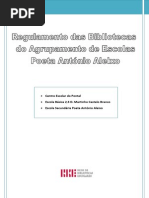 Regulamento Interno Das Bibliotecas Do Agrupamento 2013