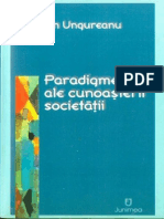 46894030 Ungureanu 2C Ion Paradigme Ale Cunoasterii Societatii