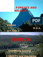 Title: Forests and Wildlife: By: Sujit Kumar M.B.A. (1 Sem.)