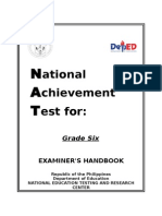 Nat Examiners Handbook Grade 6 2013