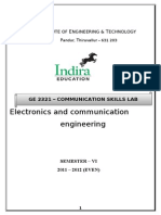 Communication English Lab Manual