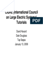CIGRE (International Council On Large Electric Systems) Tutorials