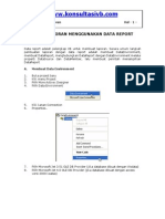 Membuat Laporan Dengan Data Report PDF