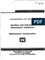 EM 1110-3-174 - Sanitary and Industrial Waste Water Collection - Mobilization Construction - Web