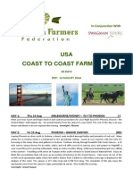 USA Coast To Coast Farm Tour: in Conjunction With