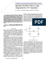 Design of High-Side MOSFET Driver Using Discrete Components For 24V Operation