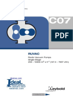 Oerlikon Leybold Roots Blower Vacuum Pump Catalog