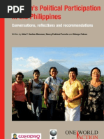 Download Womens Political Participation in the Philippines Conversations reflections and recommendations by WeDpro Inc SN19544062 doc pdf