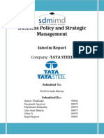 Business Policy and Strategic Management: Interim Report