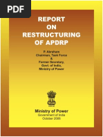 Report On Restructuring of APDRP